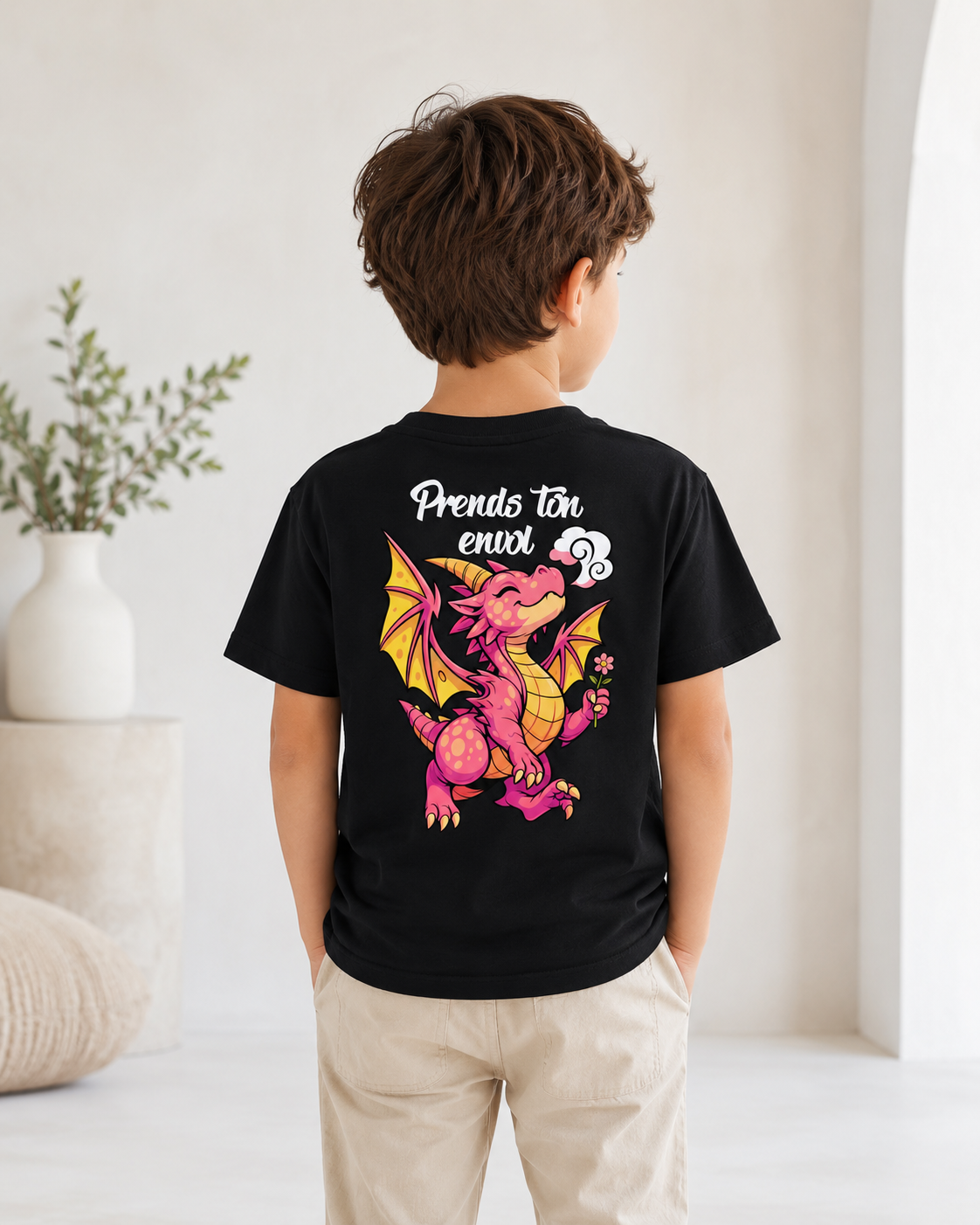 “Prends Ton Envol” - Dragon Éveil Rose