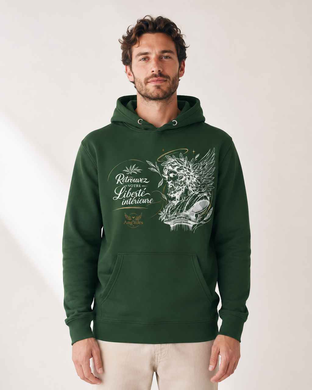 Sweat à Capuche Unisexe Ang’ailes – Liberté révélée