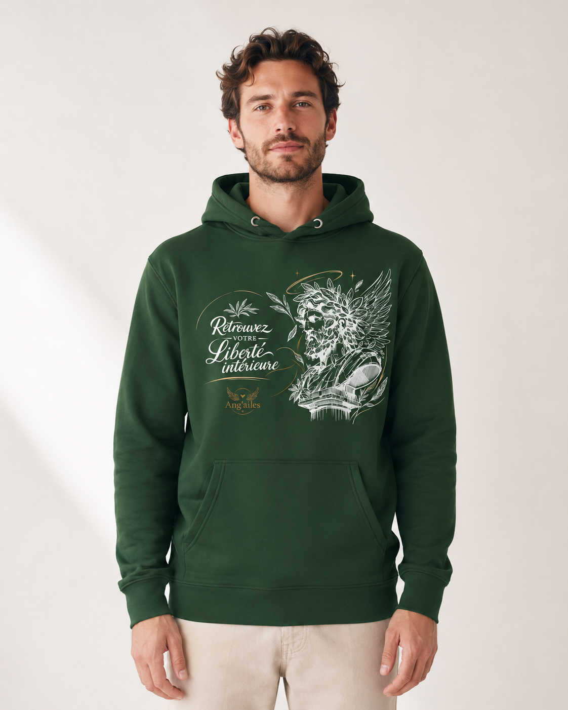 Sweat à Capuche Unisexe Ang’ailes – Liberté révélée